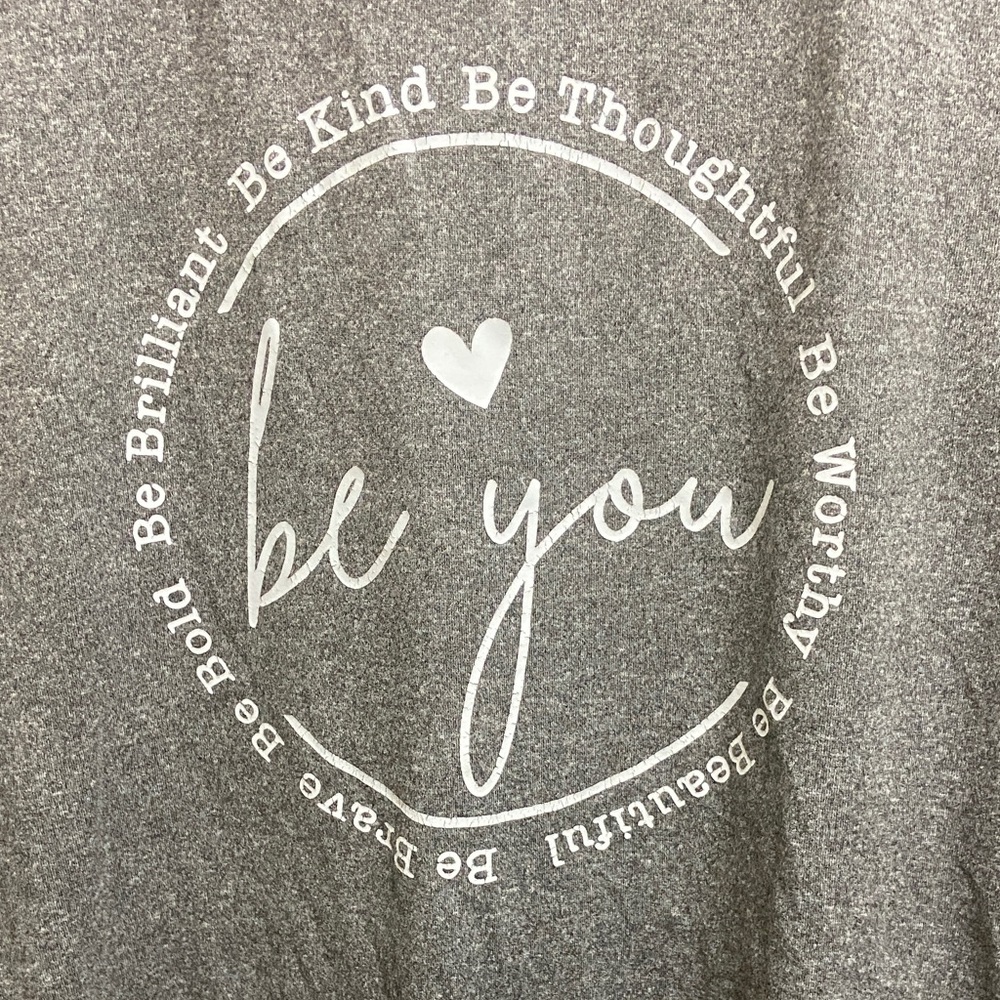 SHEIN Gray Be You Tank Top